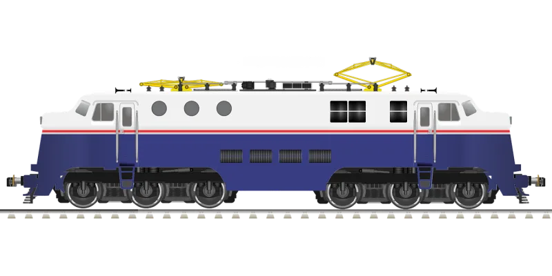 Electric train Rail India Stickdatei – Fahrzeuge