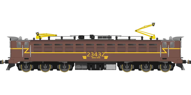 Train Electric engine Transportation Stickdatei – Kinder