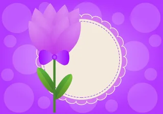 Tulip Nature Happy mothers day Stickdatei