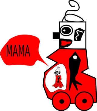 Robot Alien Mother Stickdatei