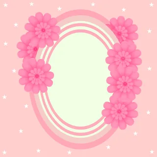 Framework Border Floral frame Stickdatei