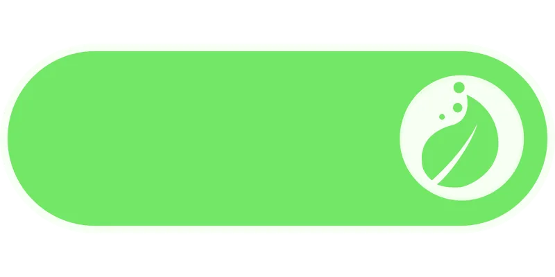 Green button Leaf button Button Stickdatei – Natur