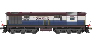 Electric train Rail India Stickdatei