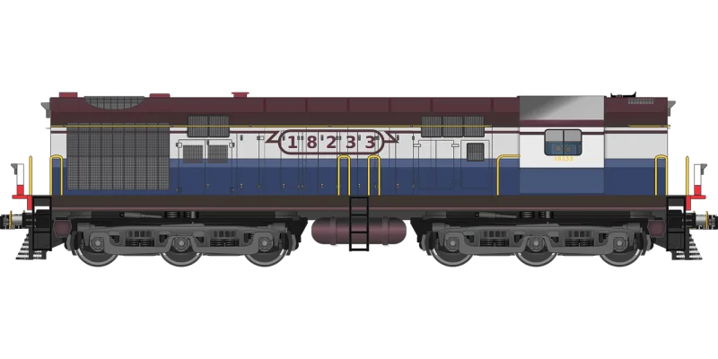 Electric train Rail India Stickdatei – Kinder
