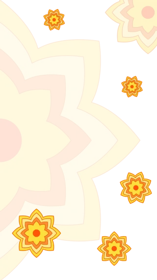 Yellow flowers Floral wallpaper Floral background Stickdatei
