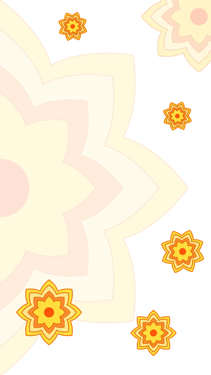 Yellow flowers Floral wallpaper Floral background Stickdatei – Blumen