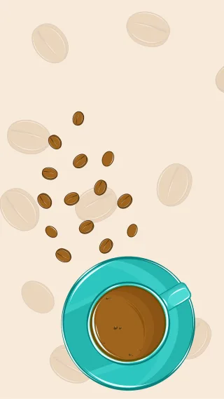 Coffee Caffeine Drink Stickdatei