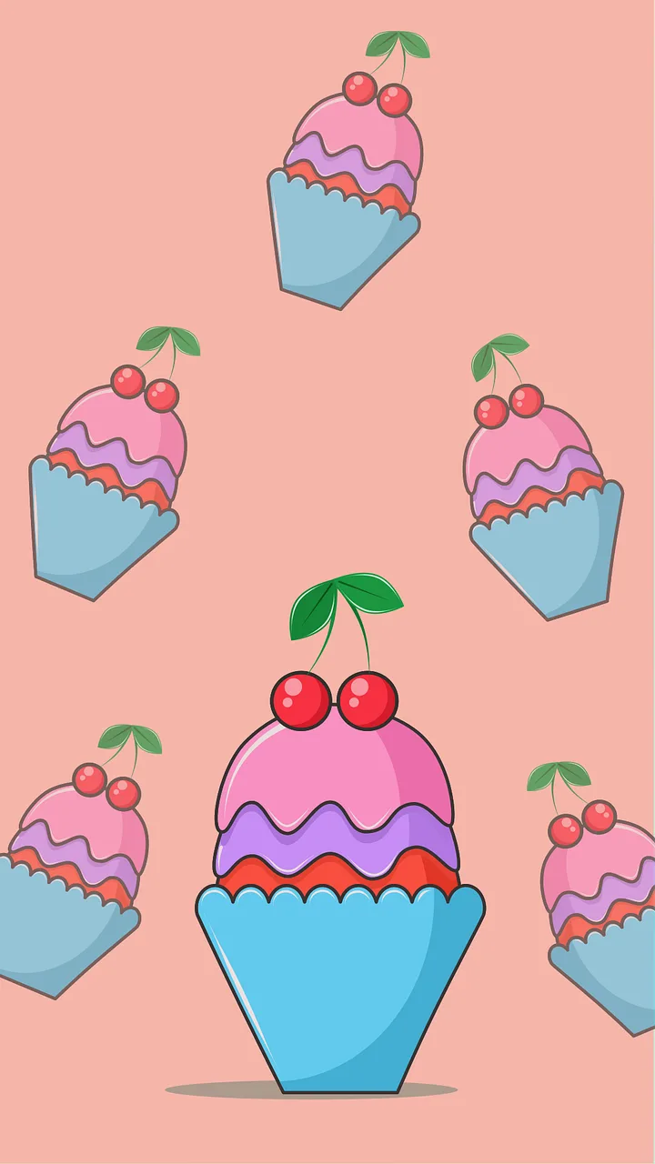 Cherry ice cream Dessert Snack Stickdatei – Kinder