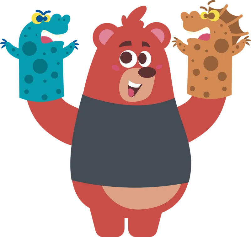 Little bear Cute Animal Stickdatei – Tiere