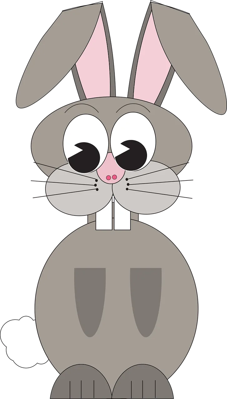 Rabbit Bunny Cartoon Stickdatei – Tiere