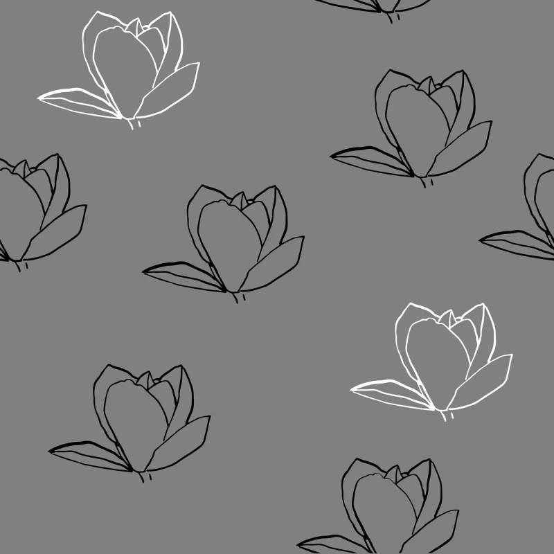 Magnolia Seamless Pattern Stickdatei – Blumen