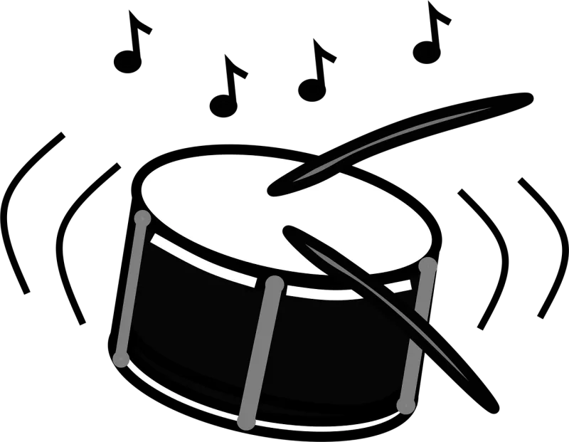 Drum Sound Music Stickdatei – Musik
