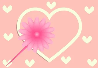 Romantic background Pink colour Romantic card Stickdatei