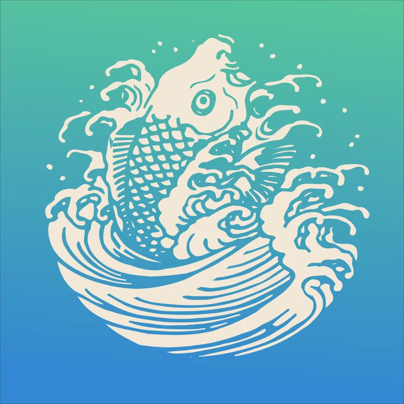 Fish Animal Nature Stickdatei – Tiere