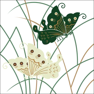 Fly Nature Butterfly Stickdatei