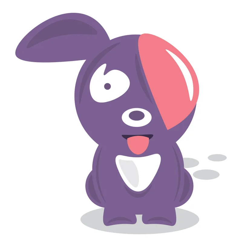 Dog Animal Cartoon Stickdatei – Tiere