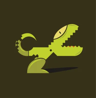 Dinosaur Dino Nature Stickdatei
