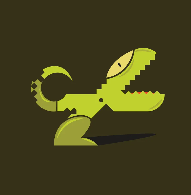 Dinosaur Dino Nature Stickdatei – Kinder
