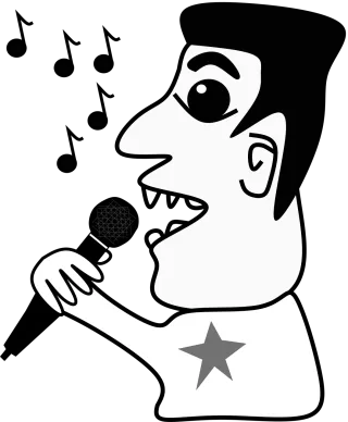 Singer Music Pop star Stickdatei
