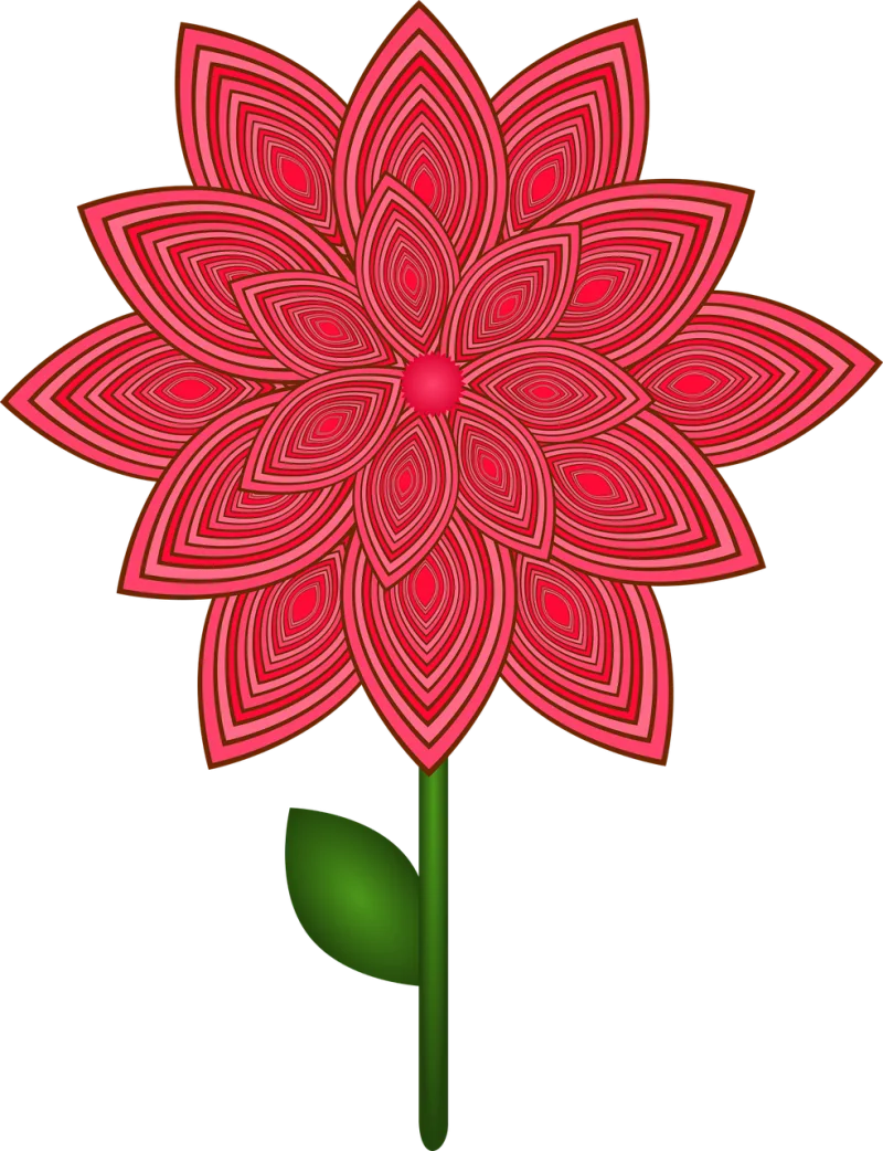 Flower Floral Art Stickdatei – Blumen