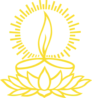 Diya Diwali Indian Stickdatei
