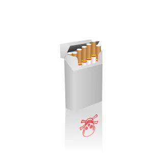 Cigarette Smoking Addiction Stickdatei
