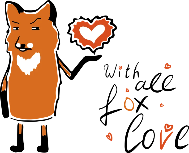 A heart Red Valentines Stickdatei – Tiere