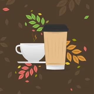 Coffee Cafe Cup Stickdatei