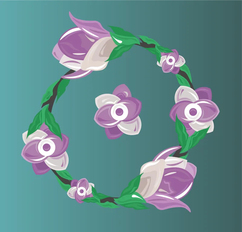 Flowers Flower wallpaper Painting Stickdatei – Weihnachten