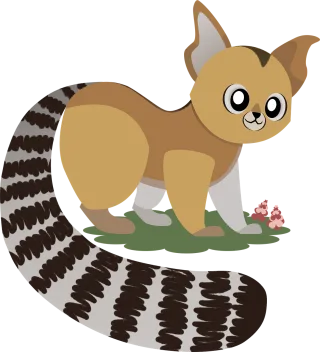Ferret Nature Animal Stickdatei
