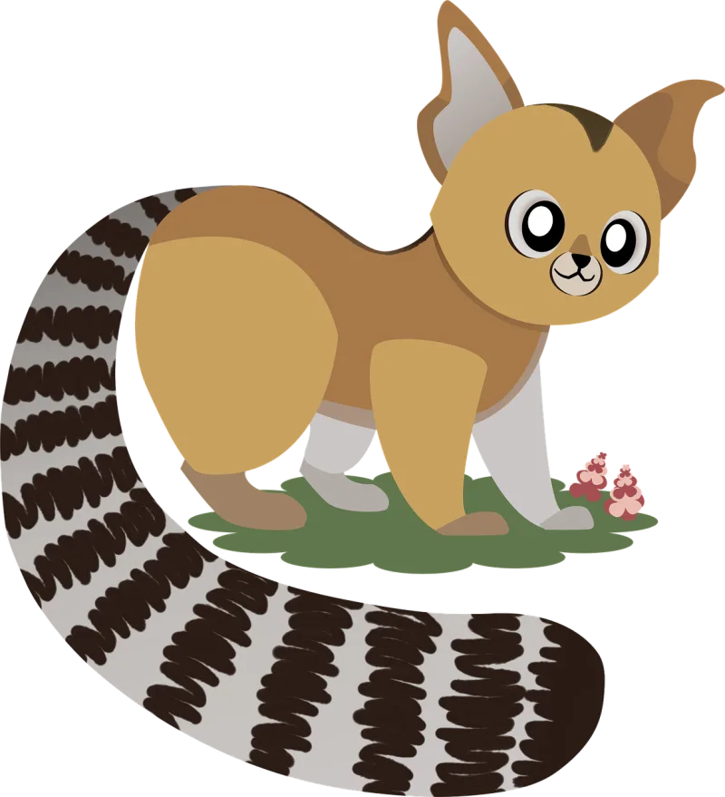 Ferret Nature Animal Stickdatei – Tiere