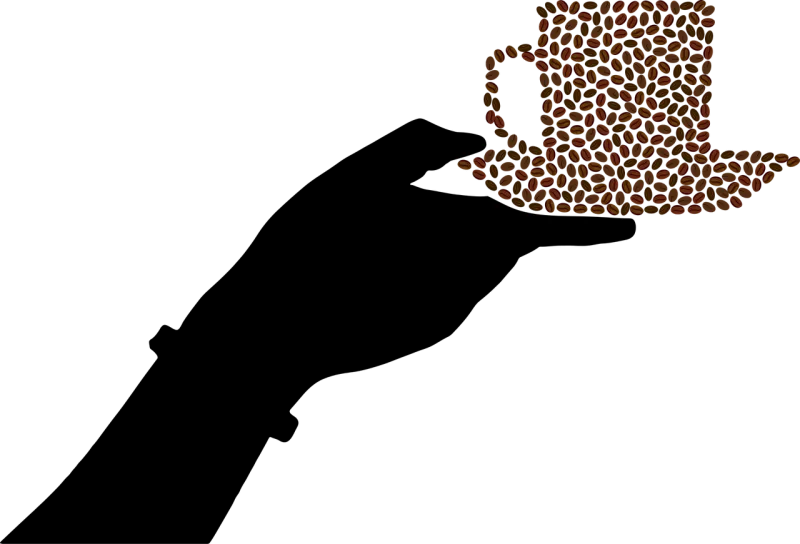 Coffee Cup Coffee beans Stickdatei – Essen & Trinken