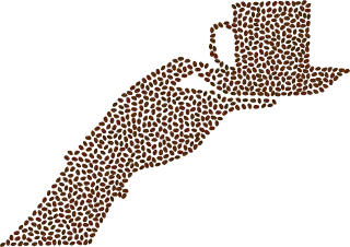 Woman Coffee Arm Stickdatei