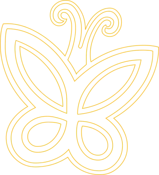 Rangoli Butterfly Design Stickdatei