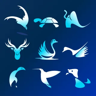 Animals Bird Dog Stickdatei