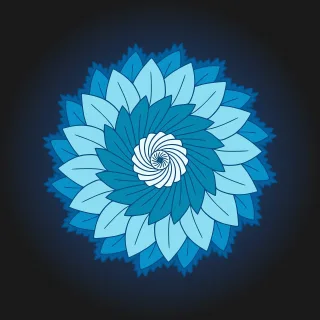 Mandala Beautiful flowers Flower Stickdatei