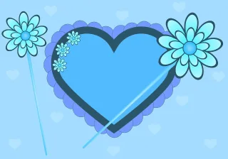 Heart Romantic Copy space Stickdatei