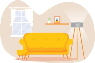 Sofa House Room Stickdatei