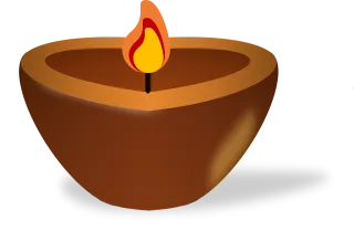 Candle Flame Burn Stickdatei