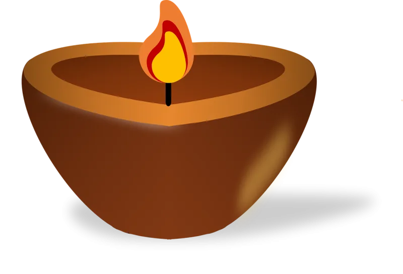 Candle Flame Burn Stickdatei – Weihnachten