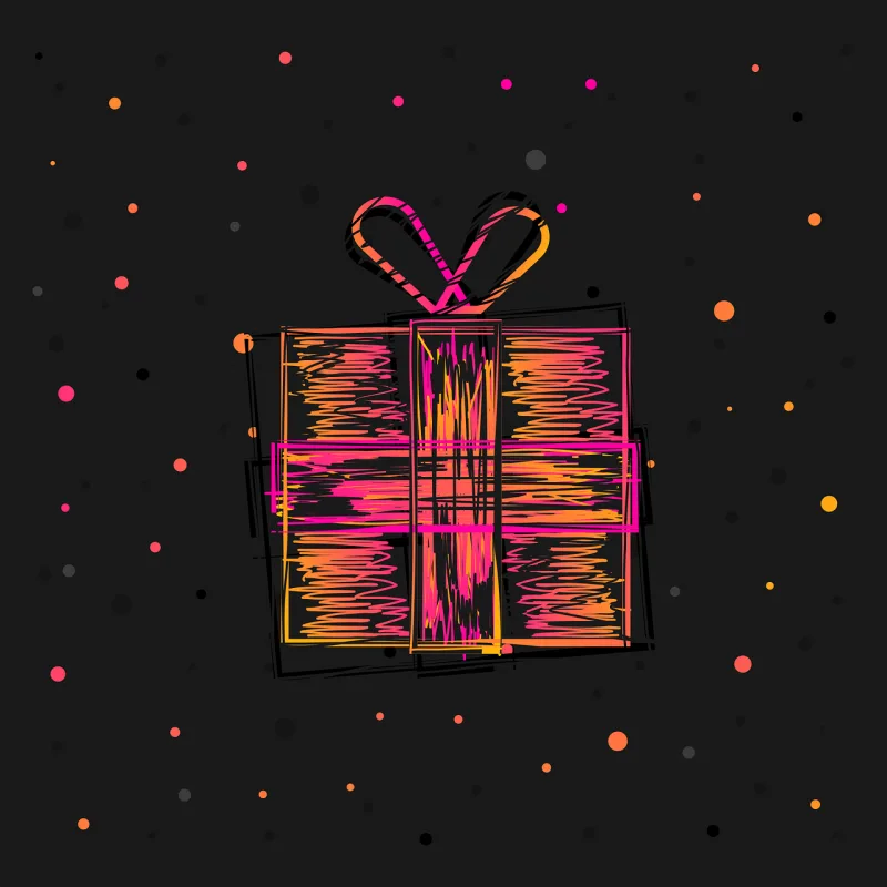 Present Gift Christmas Stickdatei – Weihnachten