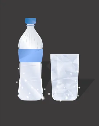 Bottle Glass Drink Stickdatei