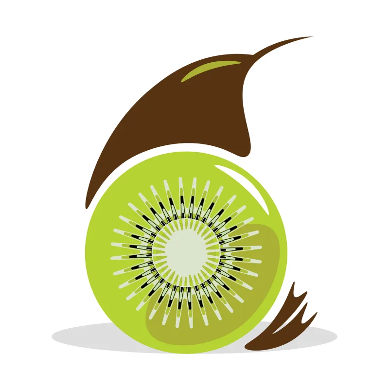 Kiwi Fruit Animal Stickdatei – Essen & Trinken