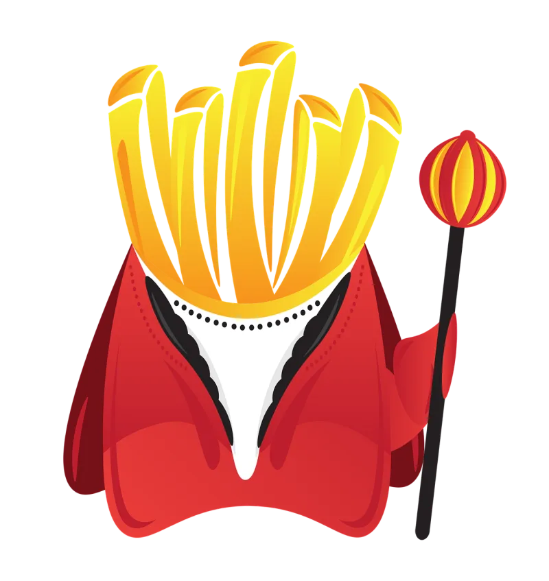 Fries Chips Restaurant Stickdatei – Kinder