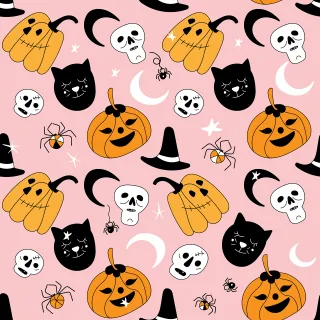 Pumpkin Animal Cat Stickdatei