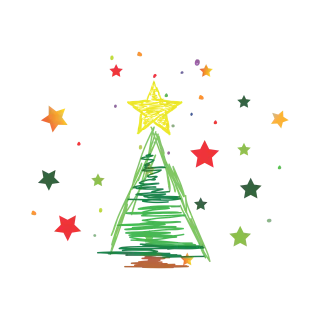 Christmas Tree Nature Stickdatei – Weihnachten