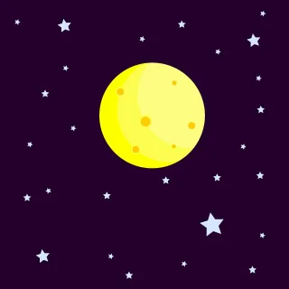 Moon Moonlight Universe Stickdatei