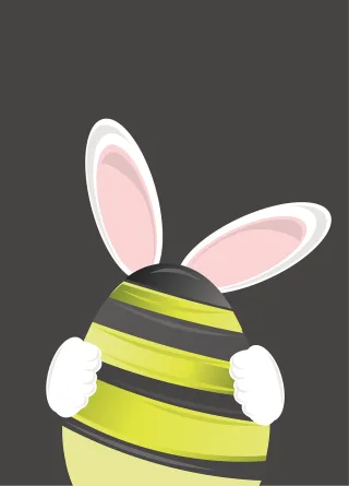 Rabbit Bunny Easter Stickdatei
