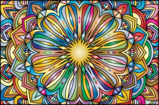 Mandala Rosette Flower Stickdatei