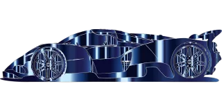 Sports car Futuristic Car Stickdatei